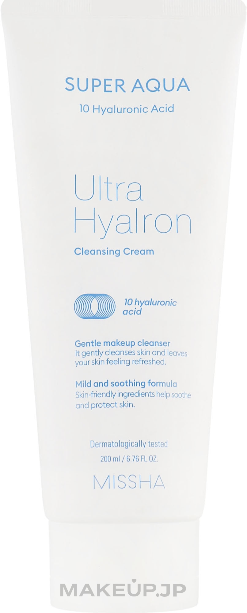 Cleansing Hyaluronic Acid Face Cream - Missha Super Aqua Ultra Hyalron Cleansing Cream — photo 200 ml