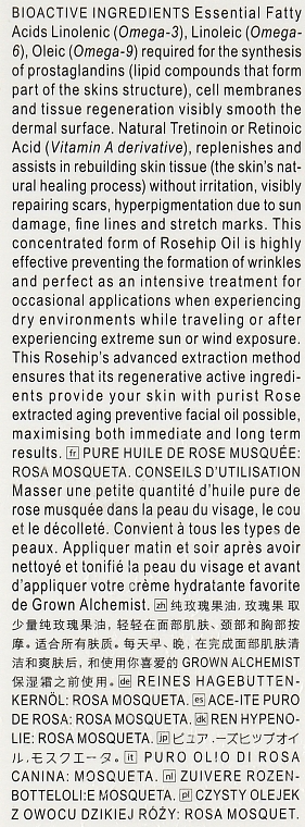 Concentrated Face Oil - Grown Alchemist Pure Rosenip Oil Mosqueta — photo N4