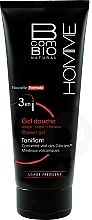 Fragrances, Perfumes, Cosmetics Toning Shower Gel - BcomBIO Homme 3in1 Shower Gel 