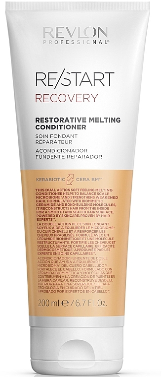 Repair Conditioner - Revlon Professional Restart Recovery Restorative Melting Conditioner — photo N1