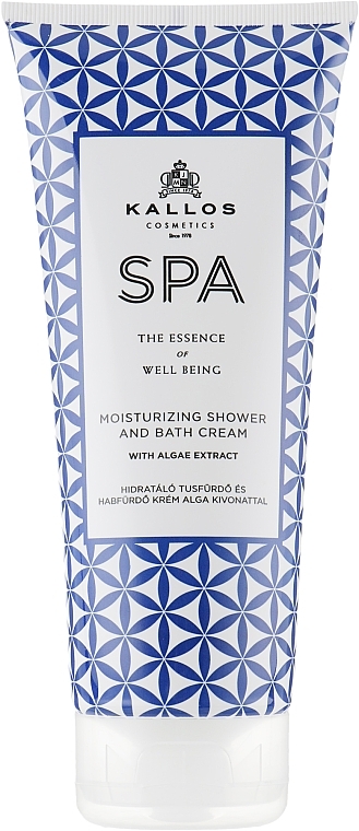 Shower Cream - Kallos Cosmetics SPA Moisturizing Shower and Bath Cream With Algae Extract — photo N1