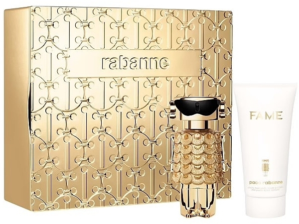 Paco Rabanne Fame Intense - Set (edp/50ml+b/lot/75ml) — photo N1