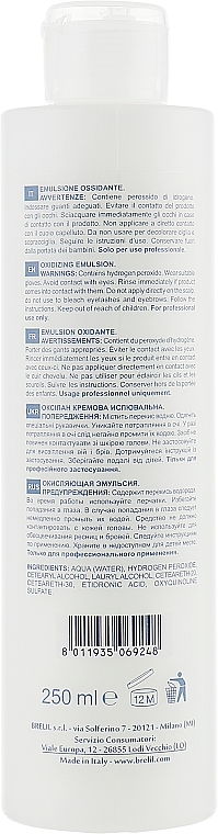 Oxidizing Emulsion - Brelil Professional Colorianne Oxilan Emulsione Ossidante Profumata 9% 30 Vol — photo N2