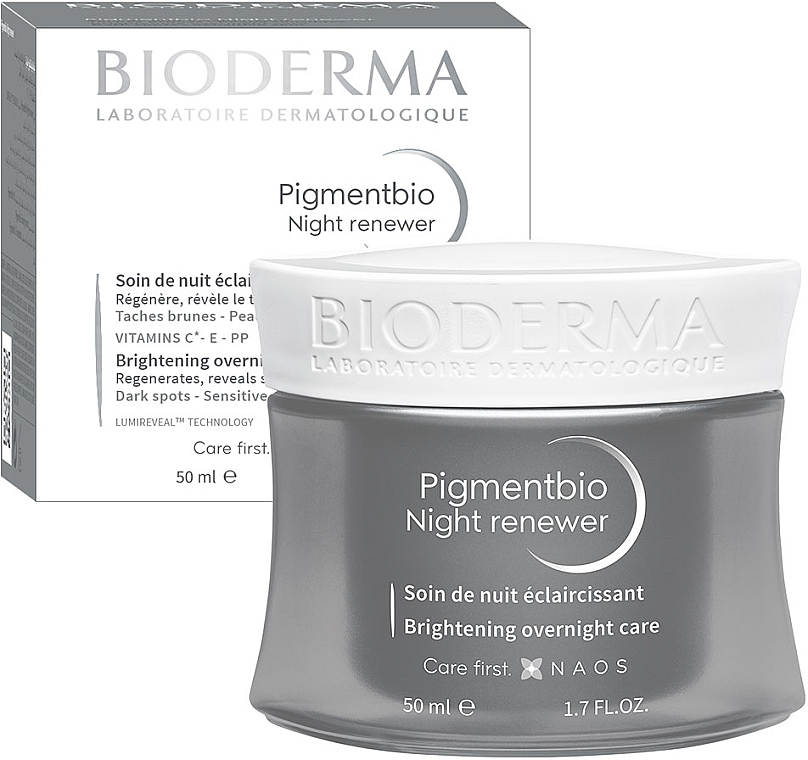 Face Cream - Bioderma Pigmentbio Night Renewer Brightening Overnight Care — photo N2