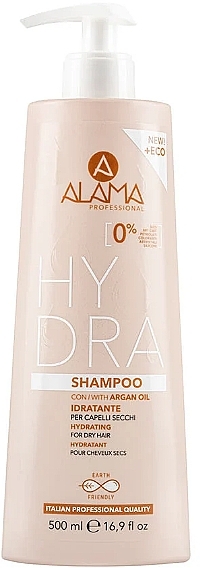 Moisturizing Argan Oil Shampoo for Dry Hair - Alama Hydra Shampoo — photo N1