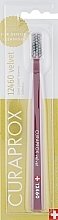 Fragrances, Perfumes, Cosmetics Toothbrush "Velvet CS 12460", burgundy with grey bristle - Curaprox