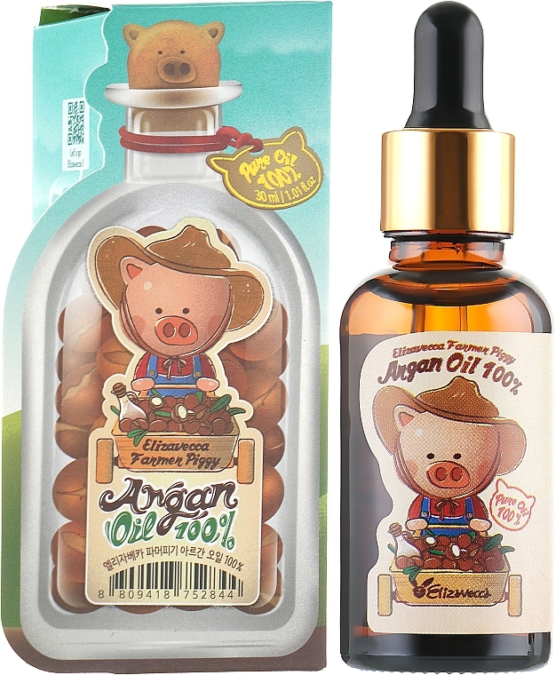 100% Argan Oil - Elizavecca Farmer Piggy Argan Oil 100% — photo N2