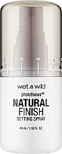 Fragrances, Perfumes, Cosmetics Makeup Setting Spray - Wet N Wild Photofocus Natural Finish Setting Spray