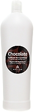 Fragrances, Perfumes, Cosmetics Dry & Damaged Hair Conditioner "Chocolate" - Kallos Cosmetics Chocolate Full Repair Conditioner