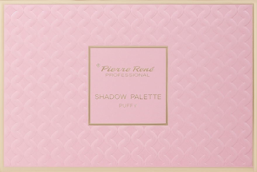 Eyeshadow Palette - Pierre Rene Professional Shadow Palette Puffy — photo N2