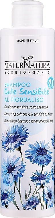 Hair Shampoo with Cornflower Extract - MaterNatura Mild Shampoo with Cornflower — photo N1