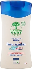 Shower Cream Gel for Sensitive Skin - L'Arbre Vert Family & Baby Sensitive Shower Gel — photo N1