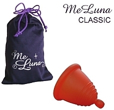 Fragrances, Perfumes, Cosmetics Menstrual Cup with Ball, size S, red - MeLuna Classic Shorty Menstrual Cup Ball