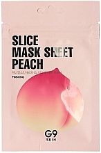 Fragrances, Perfumes, Cosmetics Facial Sheet Mask - G9Skin Slice Mask Sheet Peach