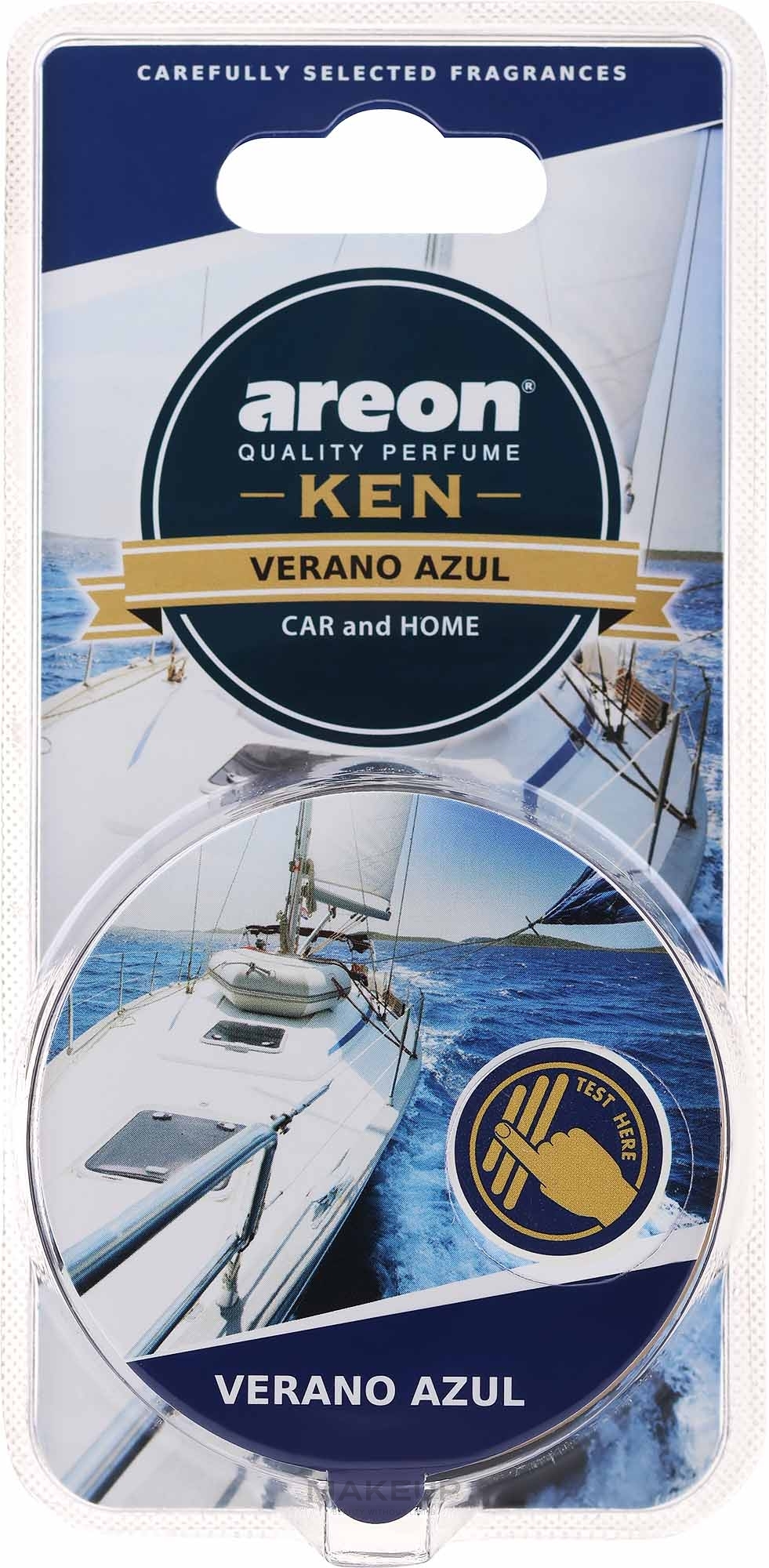 Blue Sea Air Freshener - Areon Gel Ken Blister Summer Blue — photo 30 g