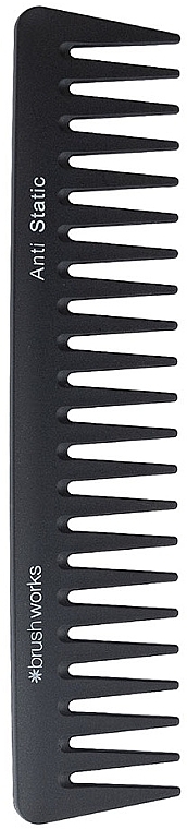 Wide-Tooth Comb - Brushworks Anti-Static Wide Tooth Comb — photo N2