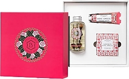 Set - Benamor Rose Amelie Gift Set (h/cr/30ml + dry/oil/100ml + soap/100g) — photo N1