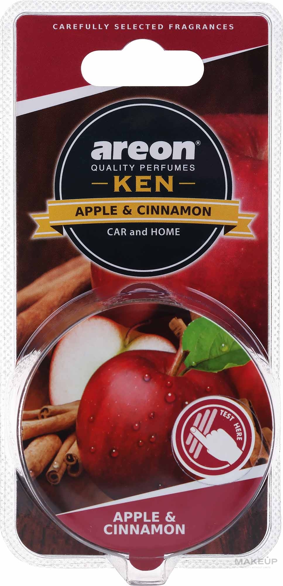 Apple & Cinnamon Air Freshener - Areon Ken Apple & Cinnamon — photo 30 g