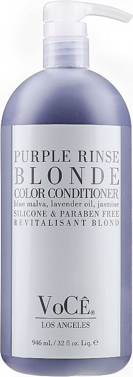 Blonde Conditioner - VoCe Haircare Purple Rinse Blonde Color Conditioner — photo N2