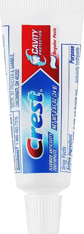 Toothpaste - Crest Cavity Protection Regular Paste — photo N5