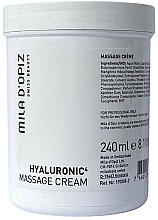 Massage Cream - Mila D'Opiz Hyaluronic 4 Massage Cream — photo N1