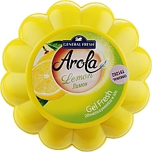 Gel Air Freshener "Lemon" - General Fresh Arola — photo N1