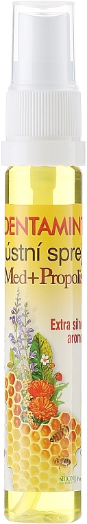 Bione Cosmetics - Dentamint Mouth Spray Honey + Propolis — photo N1