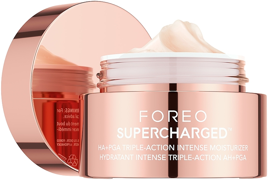 Face Gel Cream - Foreo Supercharged HA+PGA Triple-Action Intense Moisturizer — photo N4