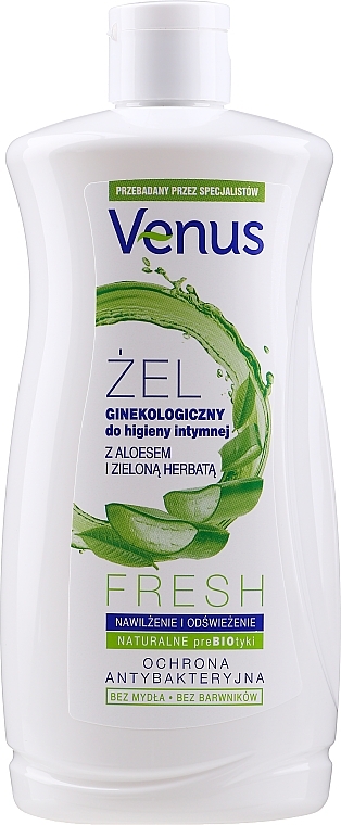 Intimate Wash Gel with Aloe Extract - Venus Aloe Gel — photo N1