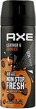 Deodorant Spray "Leather & Cookies" - Axe Leather & Cookies Non Stop Fresh Deodorant Body Spray — photo N1