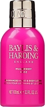 Set - Baylis & Harding Mulberry Fizz Trio Gift Set (sh/g/100 + b/lot/100ml + sh/cr/100ml) — photo N2