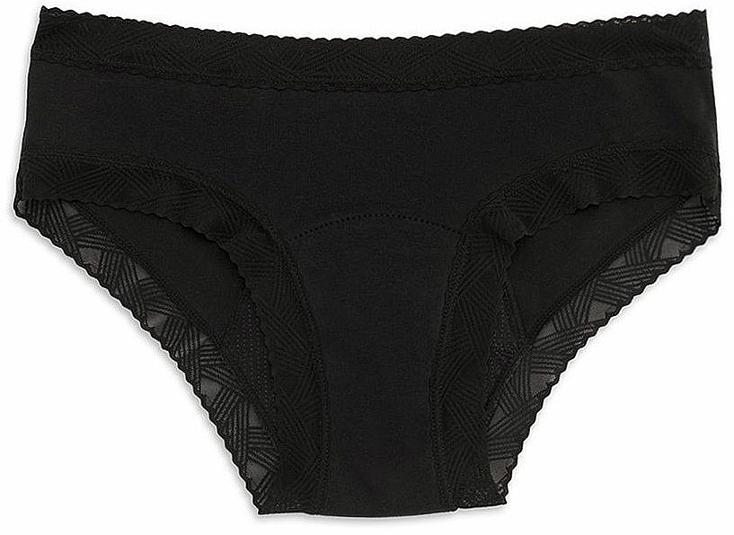 Menstrual Panties, black - Platanomelon Kiwitas Doble Blonda Menstrual Briefs — photo N1