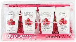 Fragrances, Perfumes, Cosmetics Set - Greenland Fruit Extracts Raspberry (shm/30ml + sh/gel/30ml + cr/30ml + cr/30ml)