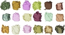 Eyeshadow Palette - Makeup Revolution Forever Flawless Astro Nova Green Eyeshadow Palette	 — photo N3