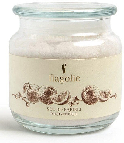 Bath Salt with Essential Orange & Clove Oils - Flagolie — photo N1