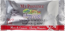 Marseille Soap "Cherry Blossom" - Ma Provence Marseille Soap Cherry Blossom — photo N1