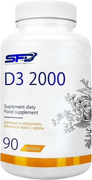 Vitamin D3 2000 Food Supplement - SFD Nutrition D3 2000 — photo N1