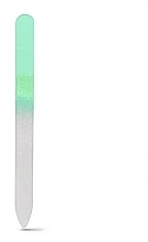 Fragrances, Perfumes, Cosmetics Glass Nail File, green - IDC Institute Precision Crystal Nail File