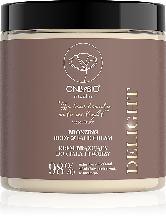 Bronzing Body & Face Cream - Only Bio Ritualia Delight Bronzing Body & Face Cream — photo N1