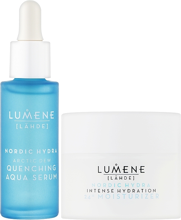 Set - Lumene Lahde Hydration Wonders (f/serum/30ml + f/cr/50ml) — photo N2