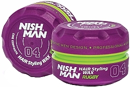 Fragrances, Perfumes, Cosmetics Hair Styling Wax - Nishman Hair Styling Wax 04 Rugby