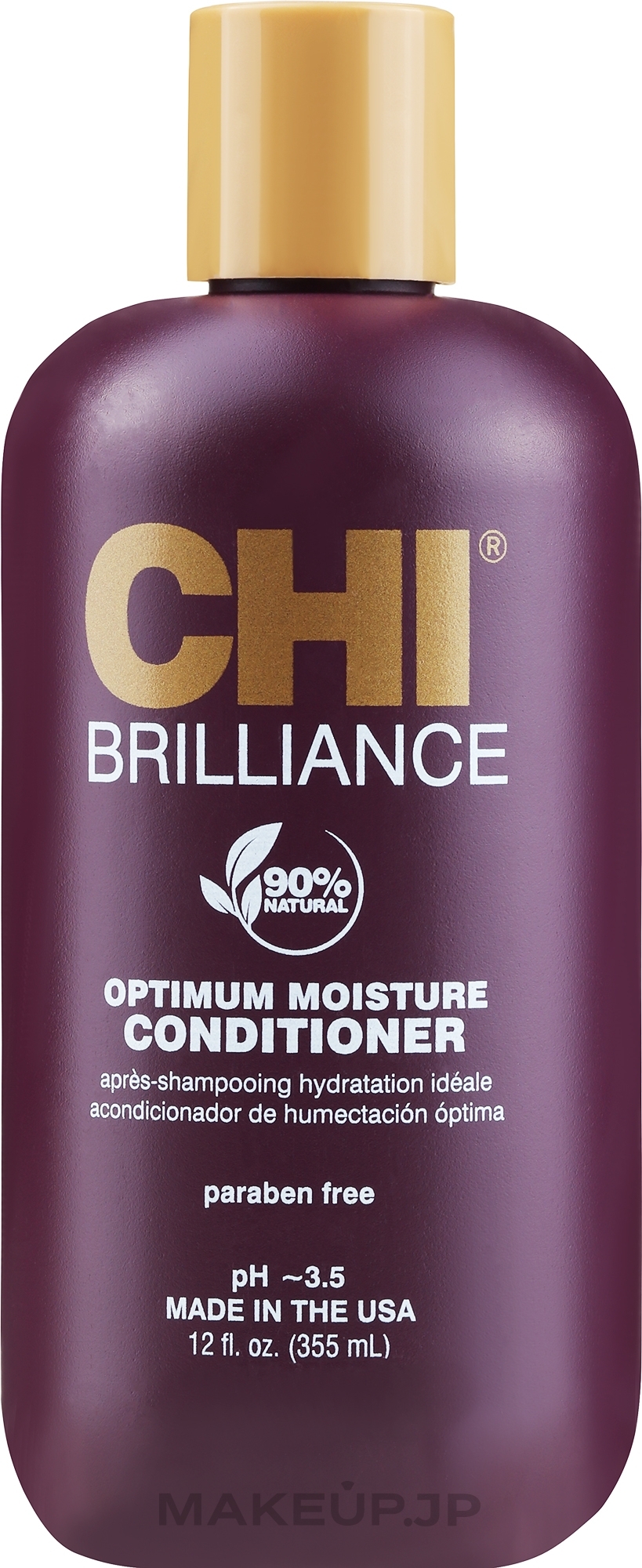 Damaged Hair Conditioner - CHI Deep Brilliance Optimum Moisture Conditioner — photo 355 ml