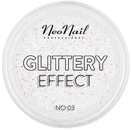 Glittery Powder for Nail Art - NeoNail Professional Glittery Effect — photo N1