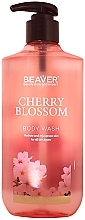 Shower Gel with Sakura Blossom Extract - Beaver Professional Cherry Blossom Body Wash — photo N1