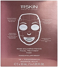 Face Mask - 111Skin Rose Gold Brightening Facial Treatment Mask — photo N3