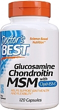 Dietary Supplement "Glucosamine, Chondroitin & MSM" - Doctor's Best Glucosamine Chondroitin MSM with OptiMSM — photo N1