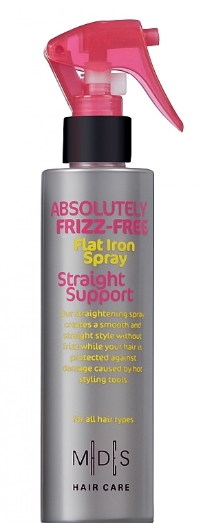 Anti-Frizz Hair Spray - Mades Cosmetics Absolutely Frizz-Free Straight Support Spray — photo N5