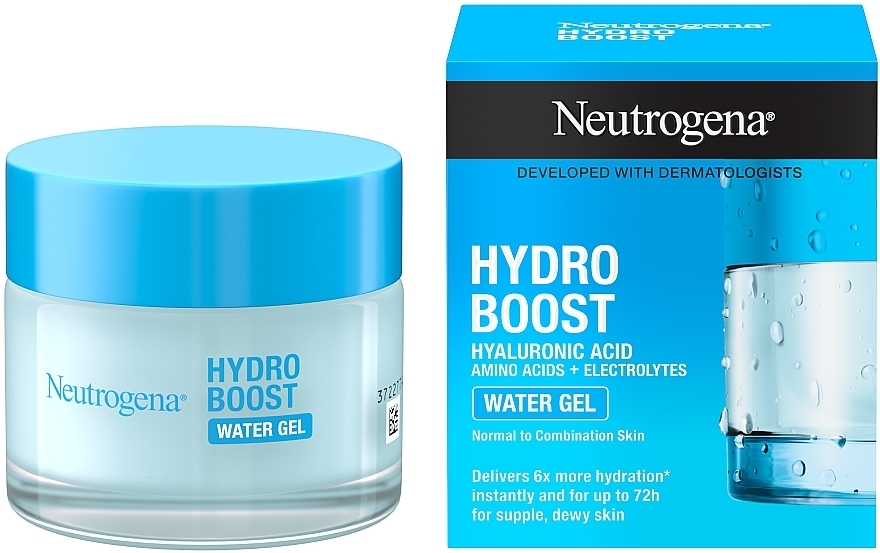 Face Gel for Normal & Combination Skin - Neutrogena Hydro Boost Water Gel For Normal & Combination Skin — photo N4