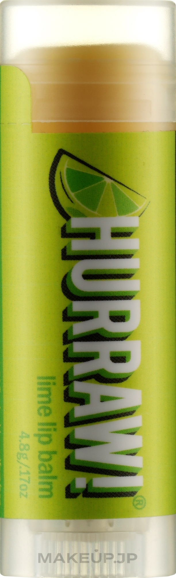 Lip Balm "Lime" - Hurraw! Lime Lip Balm — photo 4.8 g