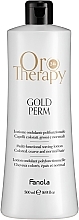 Multifunctional Perm for Colored, Thick & Normal Hair - Fanola Oro Therapy Gold Perm — photo N1